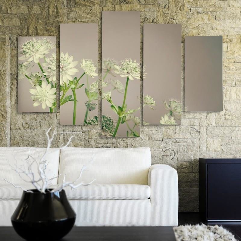 Kanva no 5 daļām - Green Clover  Home Trends DECO