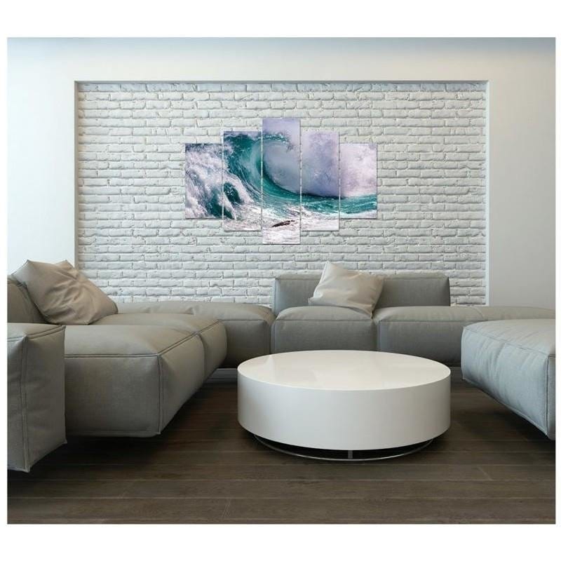 Kanva no 5 daļām - Type A, Agitated Wave  Home Trends DECO