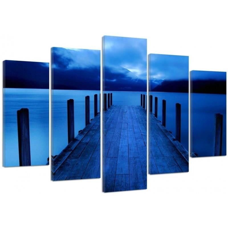 Kanva no 5 daļām - Type A, Blue Bridge  Home Trends DECO