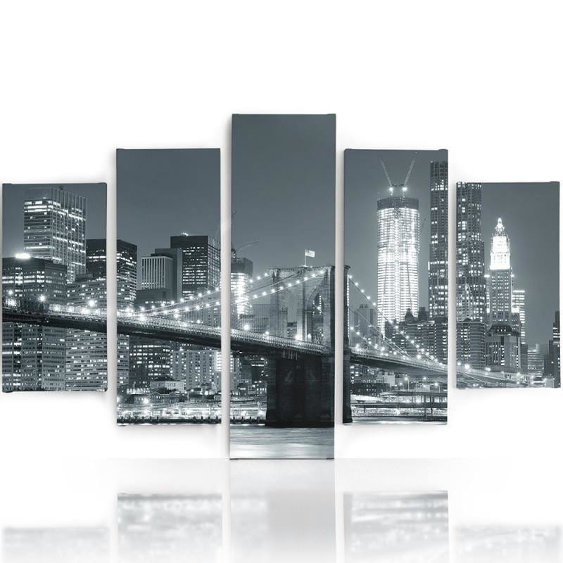 Kanva no 5 daļām - Type A, Bridge  Home Trends DECO