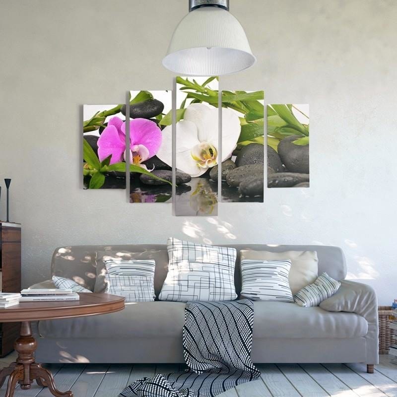 Kanva no 5 daļām - Type A, Composition 8 Zen  Home Trends DECO