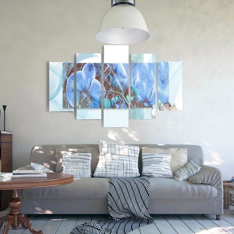 Kanva no 5 daļām - Type A, Composition Orchid 2  Home Trends DECO
