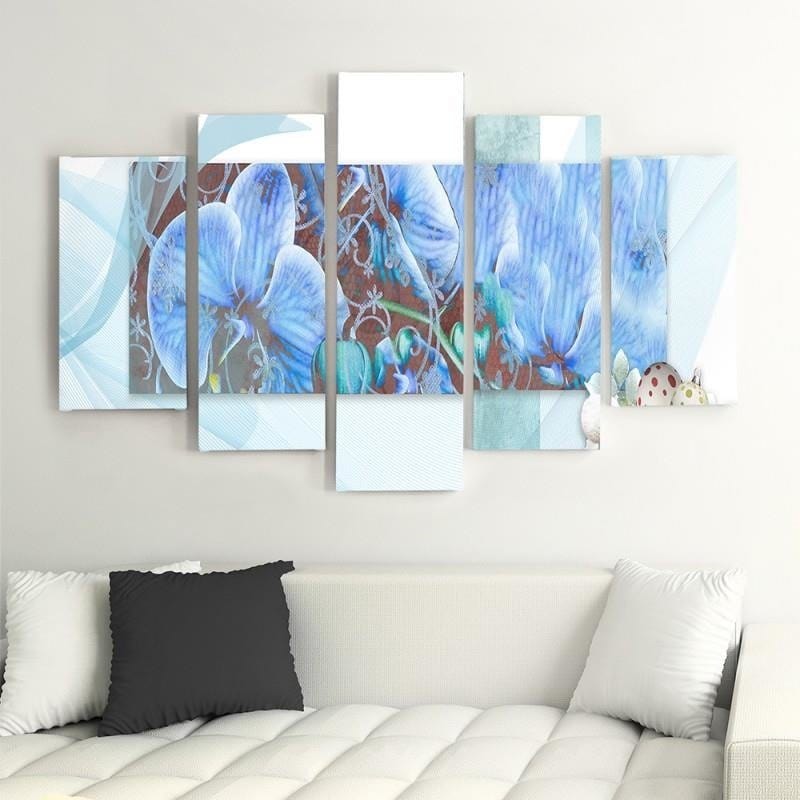 Kanva no 5 daļām - Type A, Composition Orchid 2  Home Trends DECO