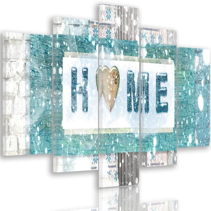 Kanva no 5 daļām - Type A, Composition Winter  Home Trends DECO