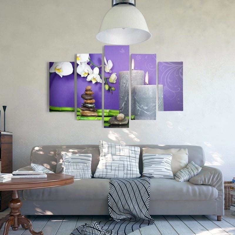 Kanva no 5 daļām - Type A, Composition Zen 7  Home Trends DECO