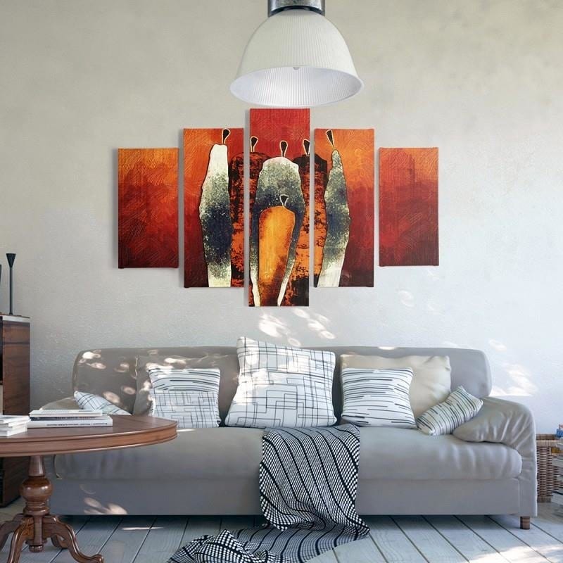 Kanva no 5 daļām - Type A, Figurative Composition  Home Trends DECO