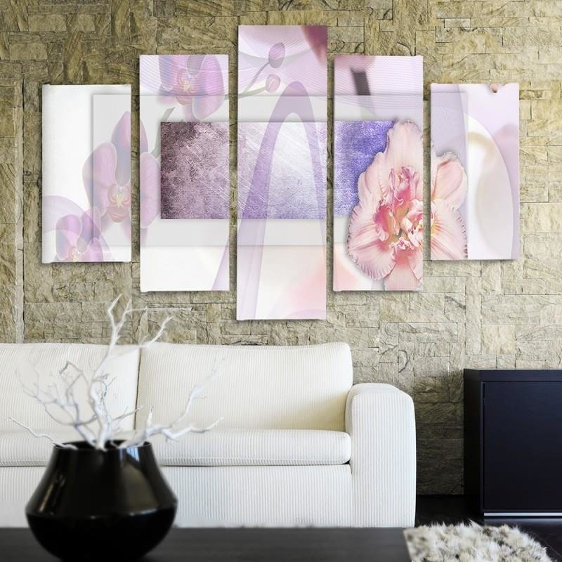 Kanva no 5 daļām - Type A, Floral Composition 1  Home Trends DECO