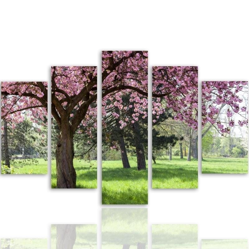 Kanva no 5 daļām - Type A, Flowering Tree  Home Trends DECO