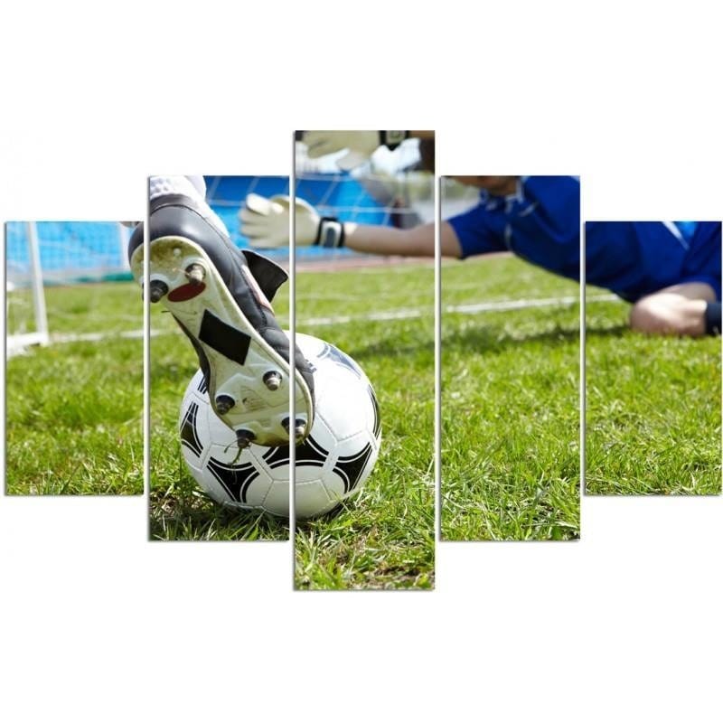 Kanva no 5 daļām - Type A, Football  Home Trends DECO