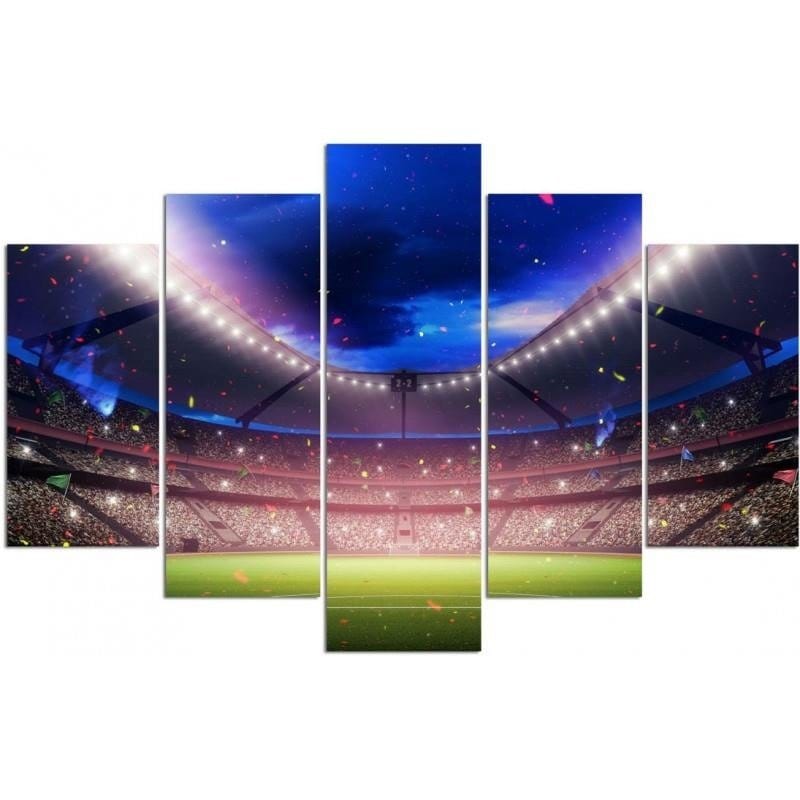 Kanva no 5 daļām - Type A, Football Stadium  Home Trends DECO