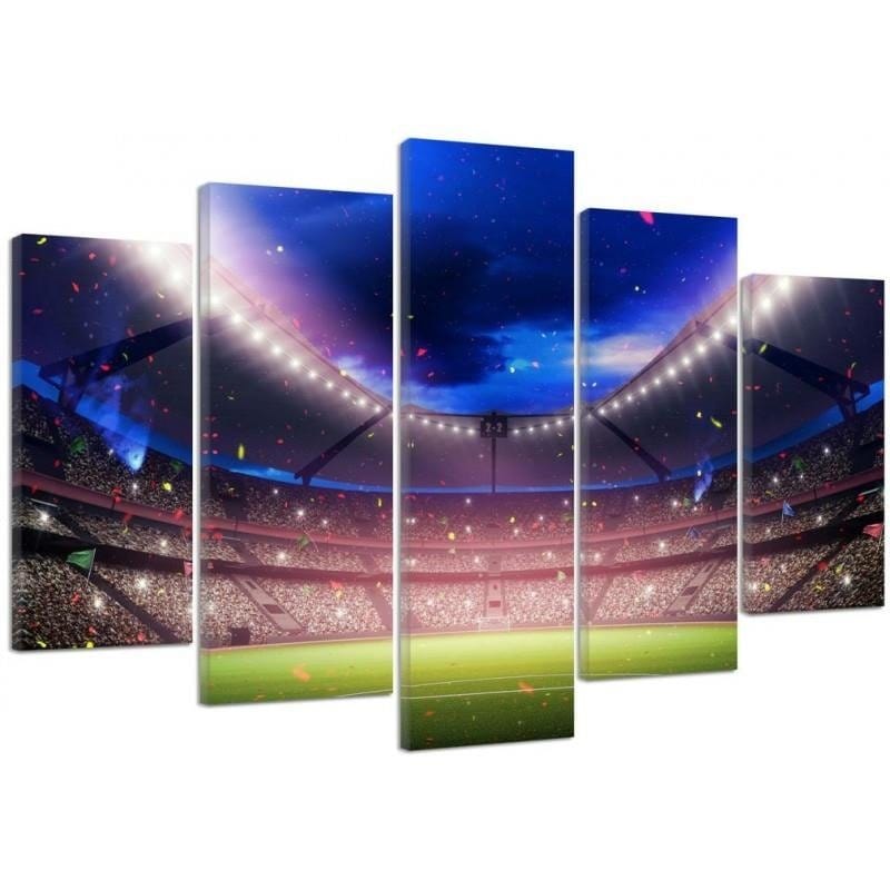 Kanva no 5 daļām - Type A, Football Stadium  Home Trends DECO