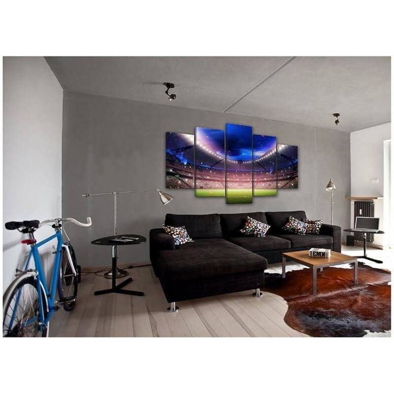 Kanva no 5 daļām - Type A, Football Stadium  Home Trends DECO