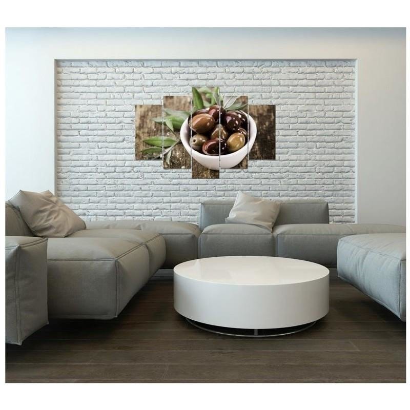Kanva no 5 daļām - Type A, Fresh Olives  Home Trends DECO