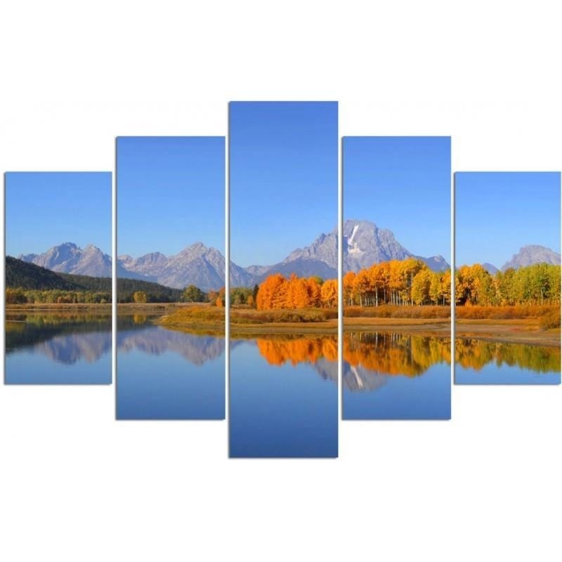 Kanva no 5 daļām - Type A, Grand Teton National Park  Home Trends DECO