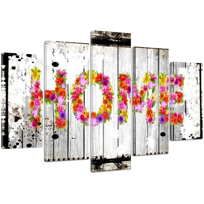 Kanva no 5 daļām - Type A, Home - Floral Design  Home Trends DECO