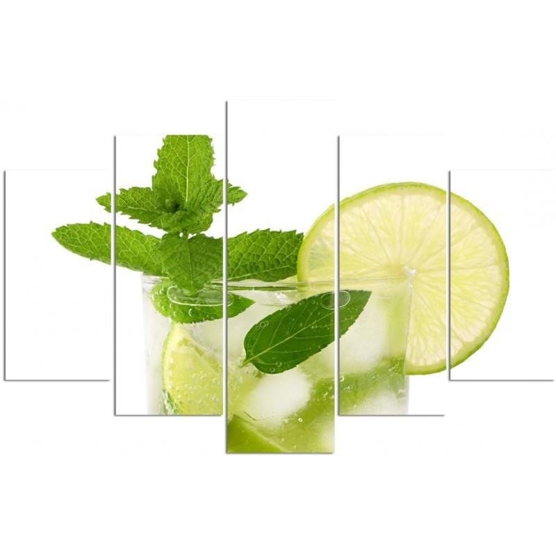 Kanva no 5 daļām - Type A, Mojito  Home Trends DECO