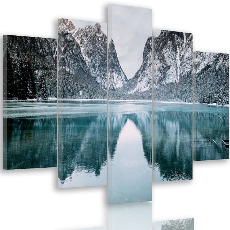 Kanva no 5 daļām - Type A, Mountain Landscape  Home Trends DECO