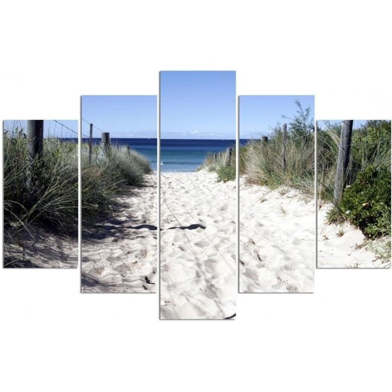 Kanva no 5 daļām - Type A, Path Through The Dunes  Home Trends DECO