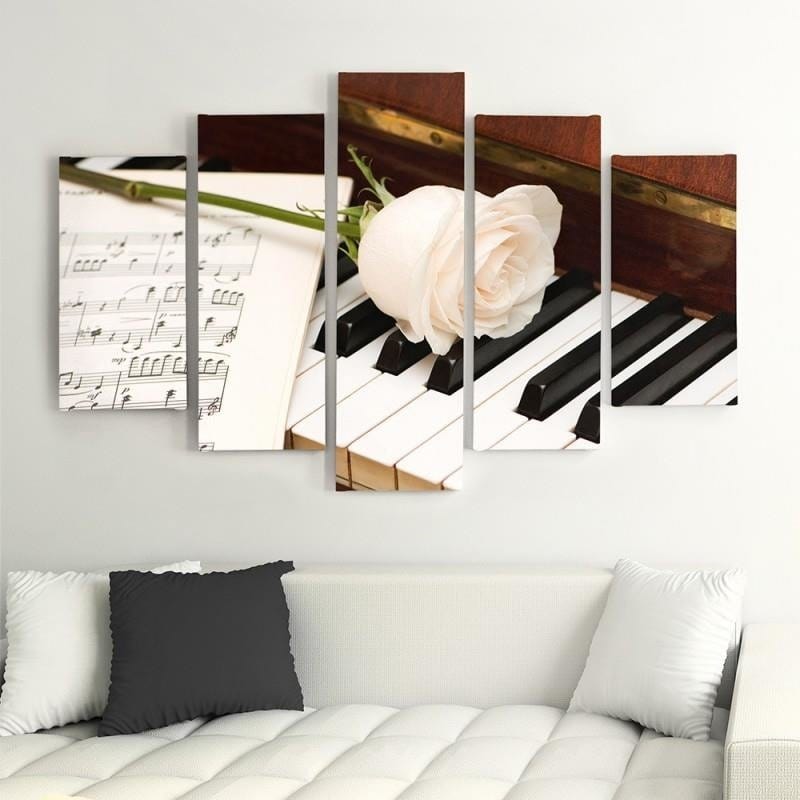 Kanva no 5 daļām - Type A, Piano  Home Trends DECO