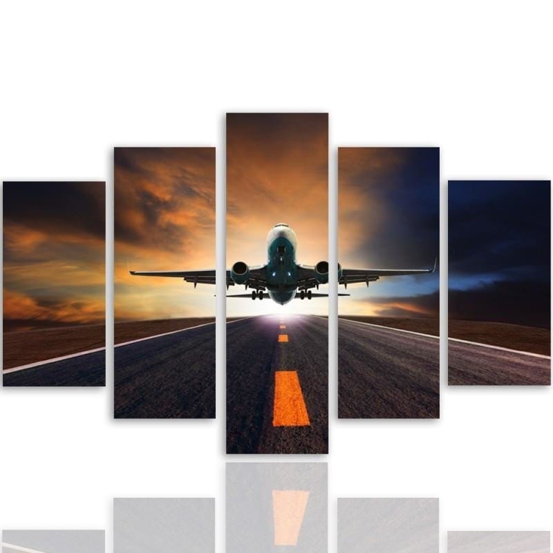 Kanva no 5 daļām - Type A, Plane  Home Trends DECO