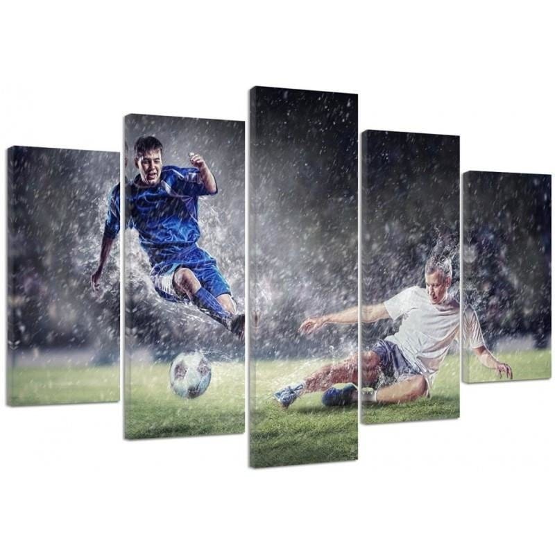 Kanva no 5 daļām - Type A, Players - Tackle  Home Trends DECO