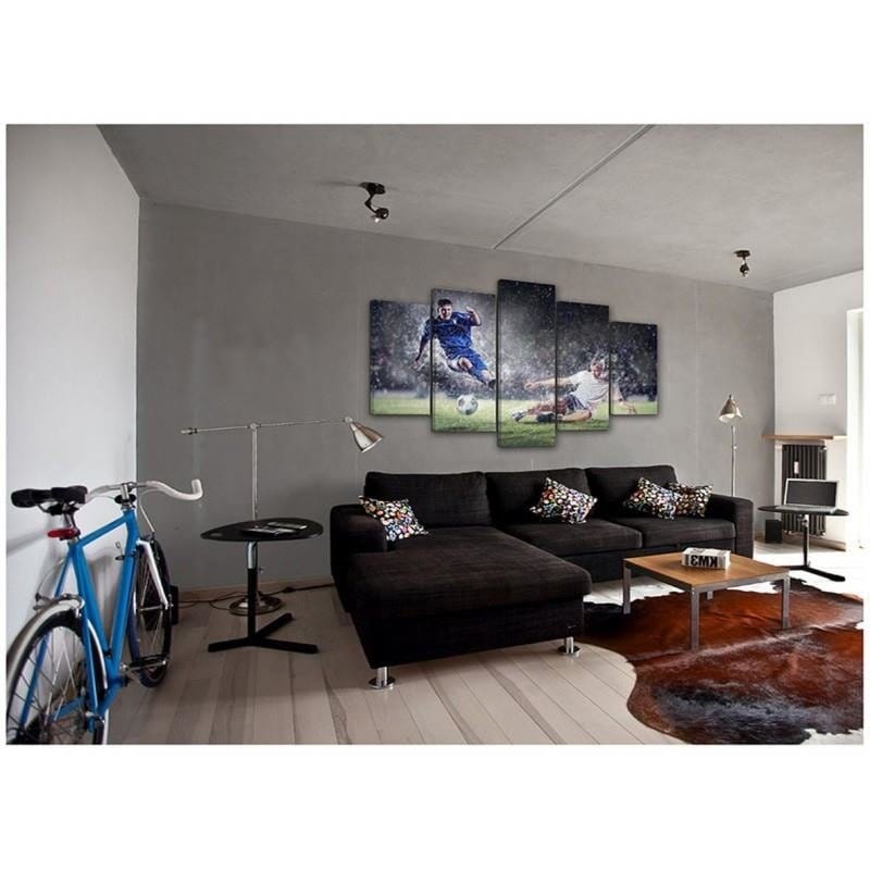 Kanva no 5 daļām - Type A, Players - Tackle  Home Trends DECO