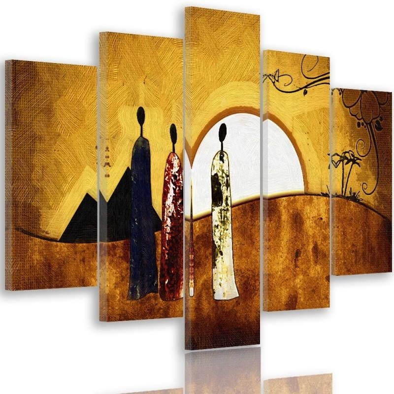 Kanva no 5 daļām - Type A, Sunny Egypt  Home Trends DECO