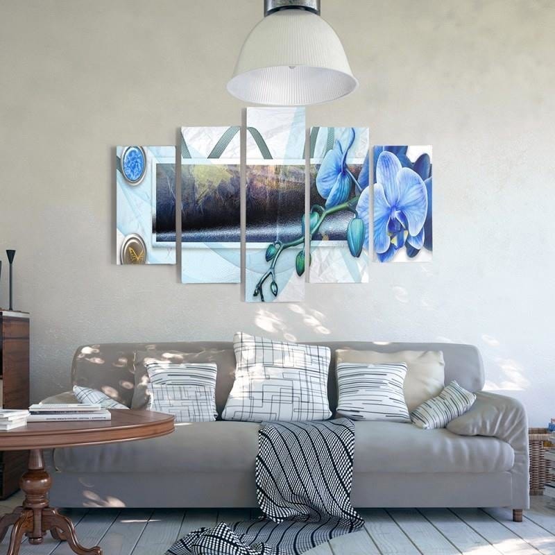 Kanva no 5 daļām - Type A, Theme From Marsh Orchid  Home Trends DECO