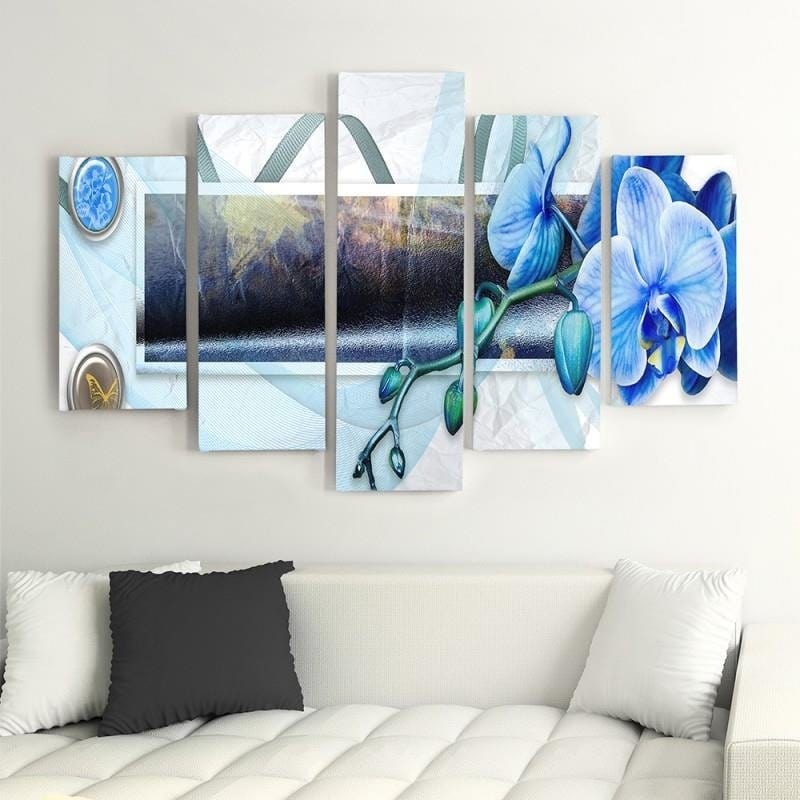 Kanva no 5 daļām - Type A, Theme From Marsh Orchid  Home Trends DECO