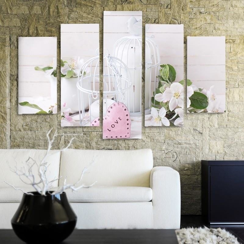 Kanva no 5 daļām - Type A, Twig Apple  Home Trends DECO