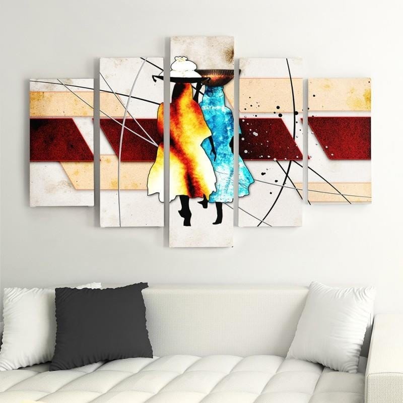 Kanva no 5 daļām - Type A, Two Figures  Home Trends DECO