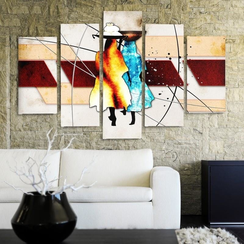 Kanva no 5 daļām - Type A, Two Figures  Home Trends DECO