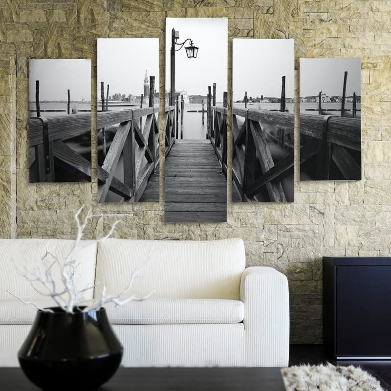 Kanva no 5 daļām - Type A, Wooden Bridge  Home Trends DECO