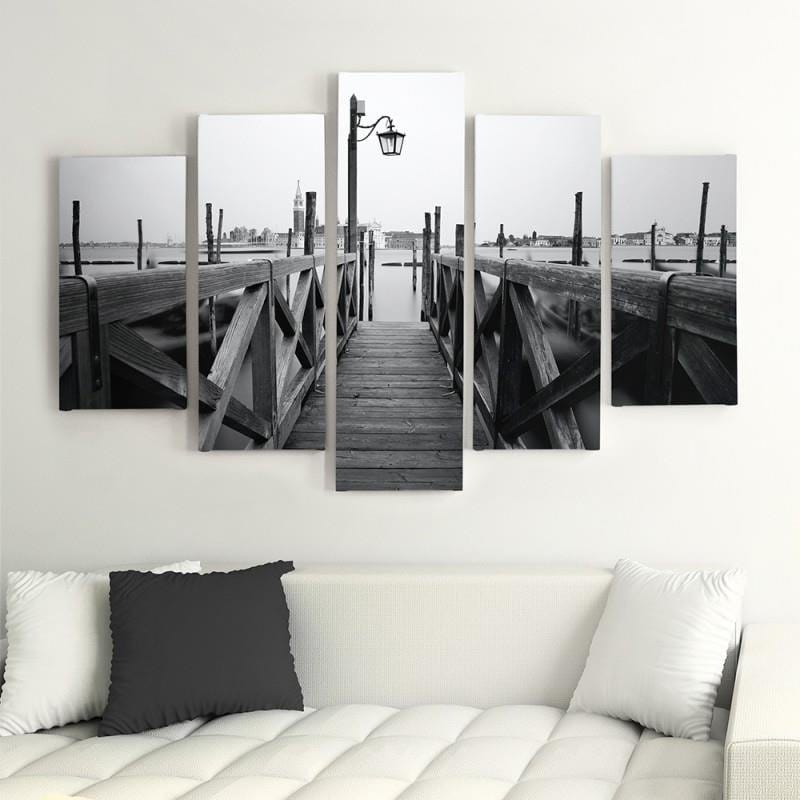 Kanva no 5 daļām - Type A, Wooden Bridge  Home Trends DECO