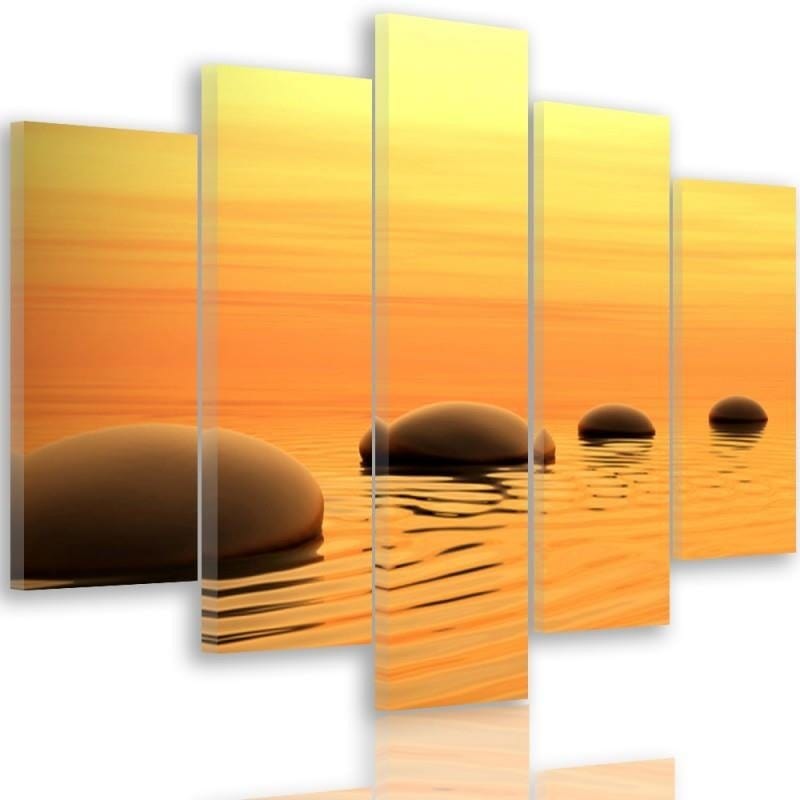 Kanva no 5 daļām - Type A, Zen Stones 4  Home Trends DECO