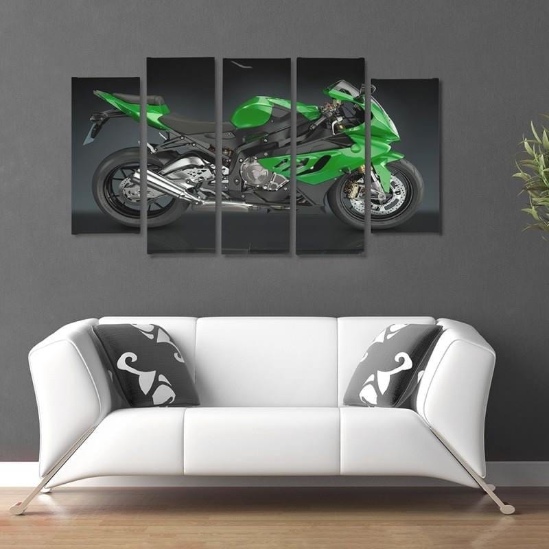Kanva no 5 daļām - Type B, A Sports Motorbike  Home Trends DECO