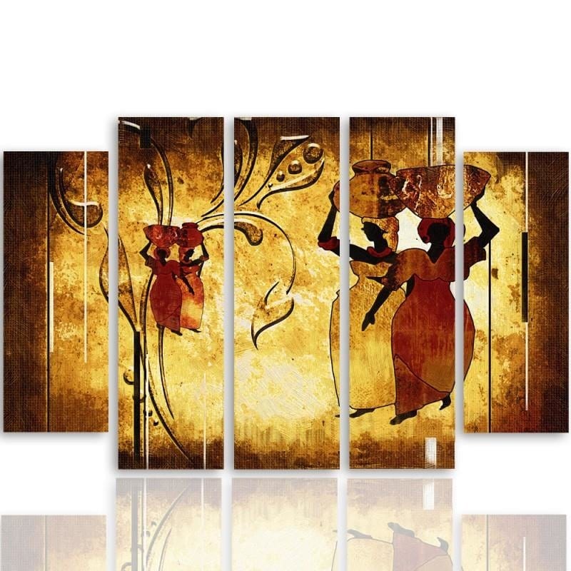 Kanva no 5 daļām - Type B, African  Home Trends DECO