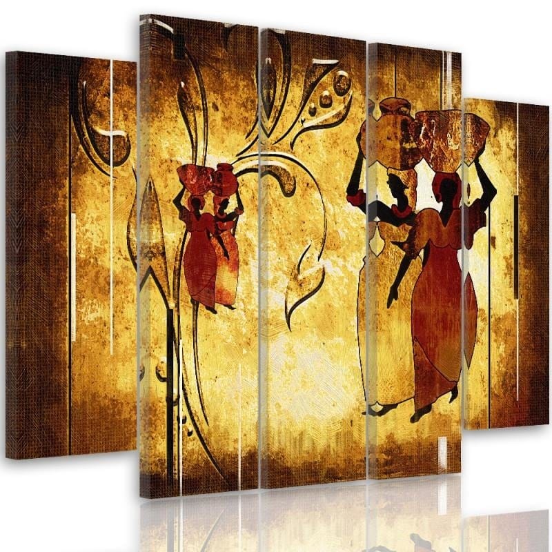 Kanva no 5 daļām - Type B, African  Home Trends DECO