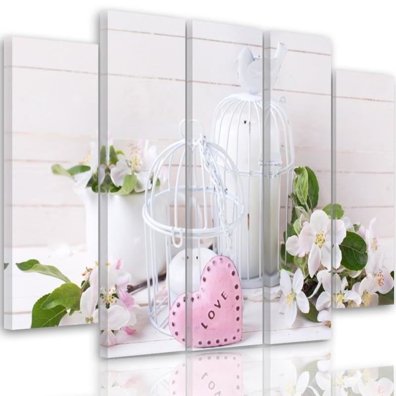Kanva no 5 daļām - Type B, Apple Twig  Home Trends DECO