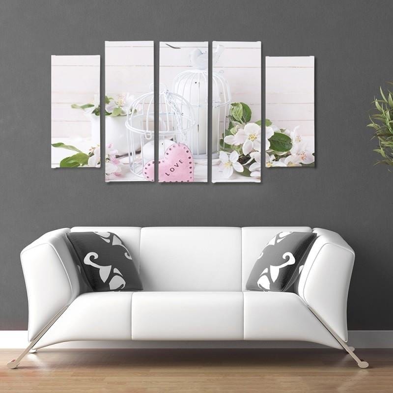 Kanva no 5 daļām - Type B, Apple Twig  Home Trends DECO