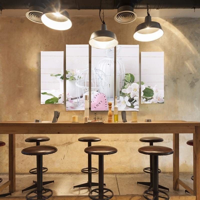 Kanva no 5 daļām - Type B, Apple Twig  Home Trends DECO