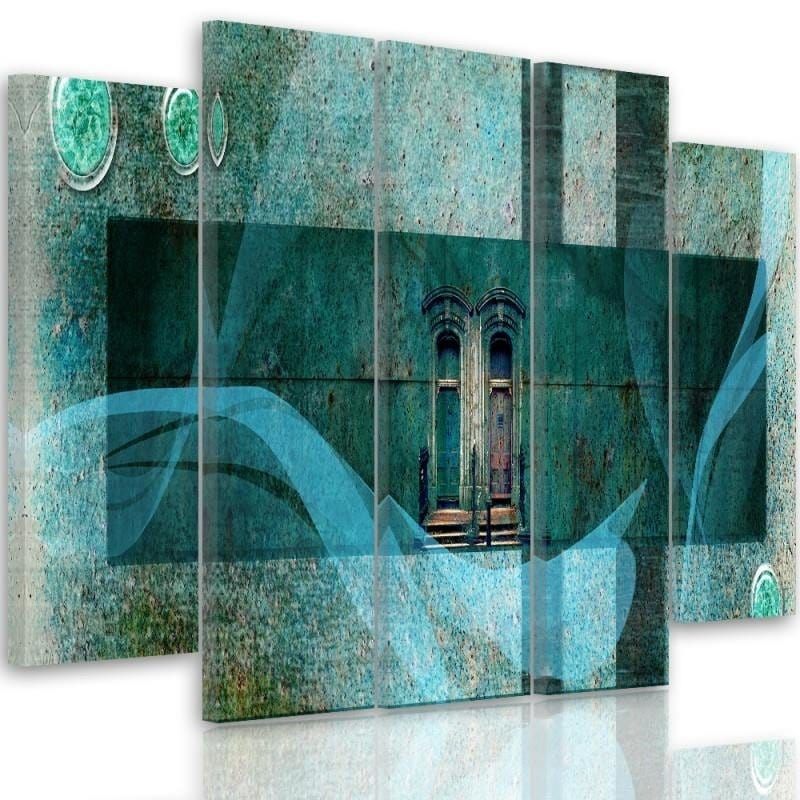 Kanva no 5 daļām - Type B, Architectural Motif  Home Trends DECO