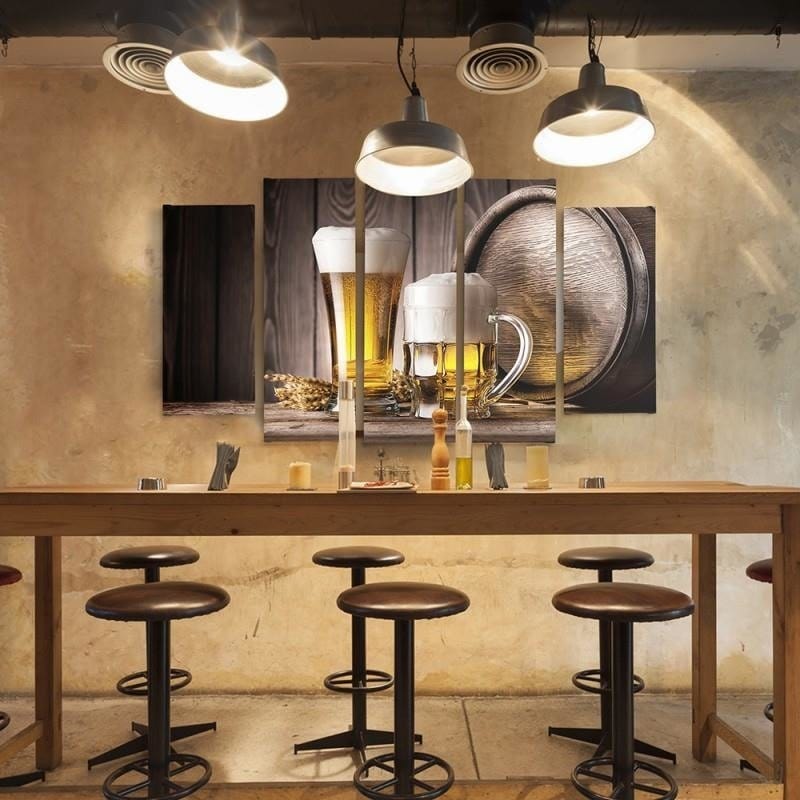 Kanva no 5 daļām - Type B, Beer  Home Trends DECO