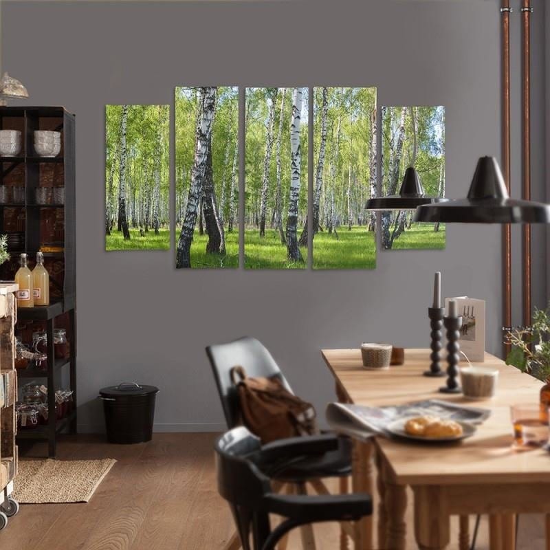 Kanva no 5 daļām - Type B, Birch  Home Trends DECO