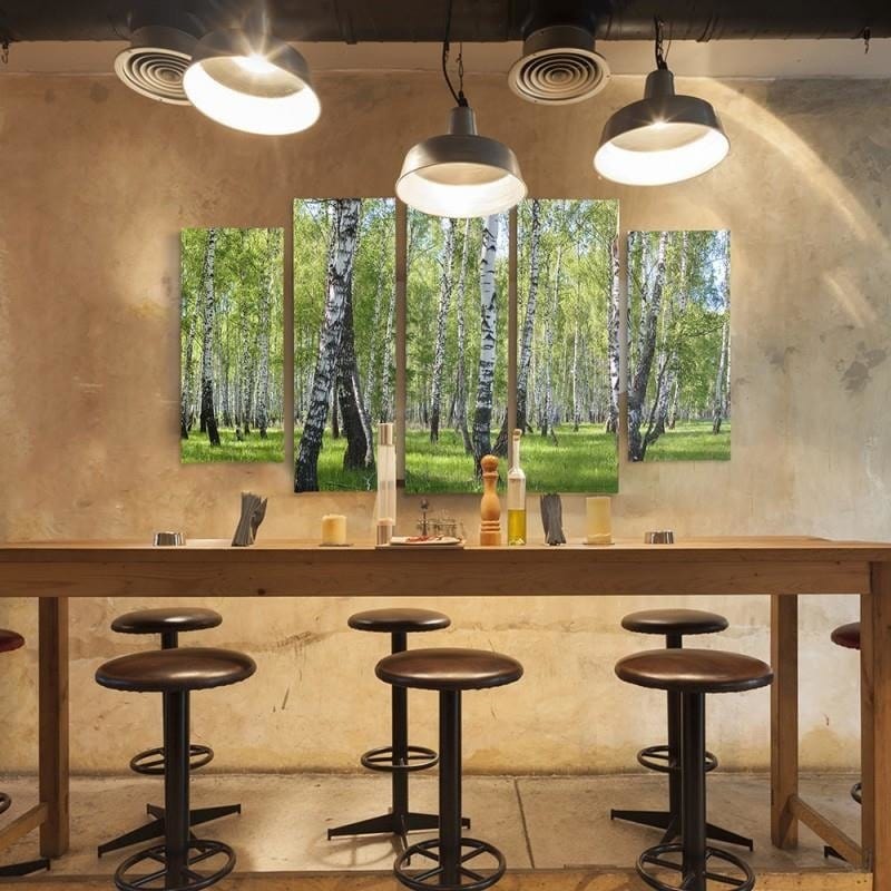 Kanva no 5 daļām - Type B, Birch  Home Trends DECO