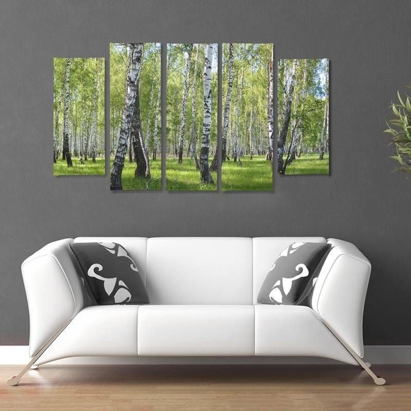Kanva no 5 daļām - Type B, Birch  Home Trends DECO