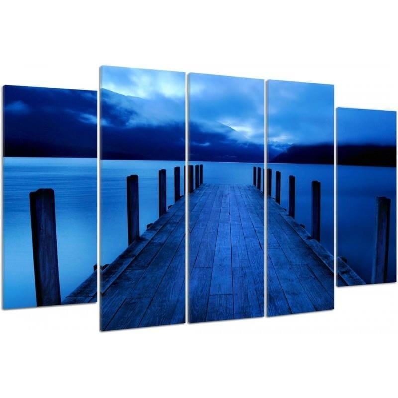Kanva no 5 daļām - Type B, Blue Bridge  Home Trends DECO