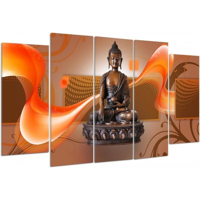 Kanva no 5 daļām - Type B, Bronze Buddha  Home Trends DECO