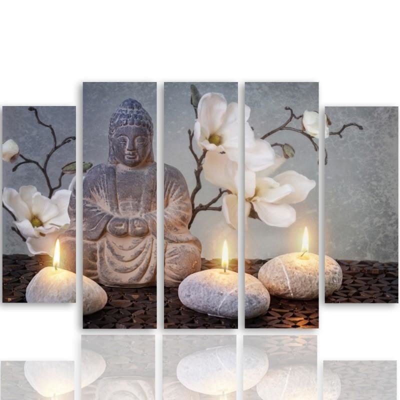 Kanva no 5 daļām - Type B, Buddha  Home Trends DECO