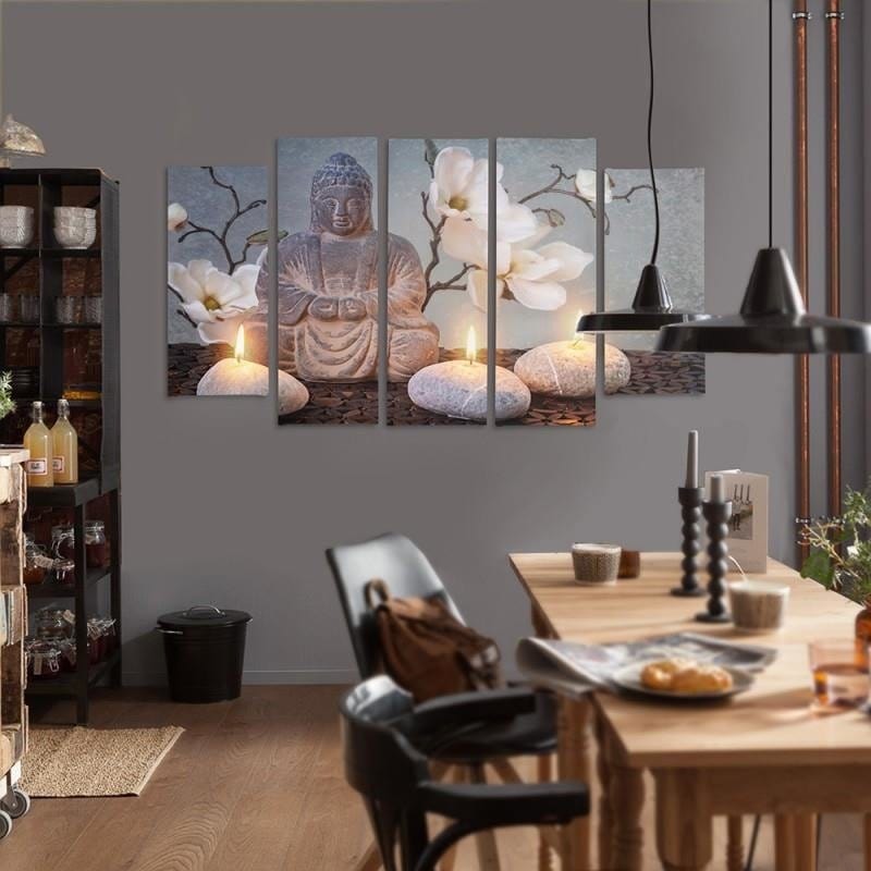 Kanva no 5 daļām - Type B, Buddha  Home Trends DECO